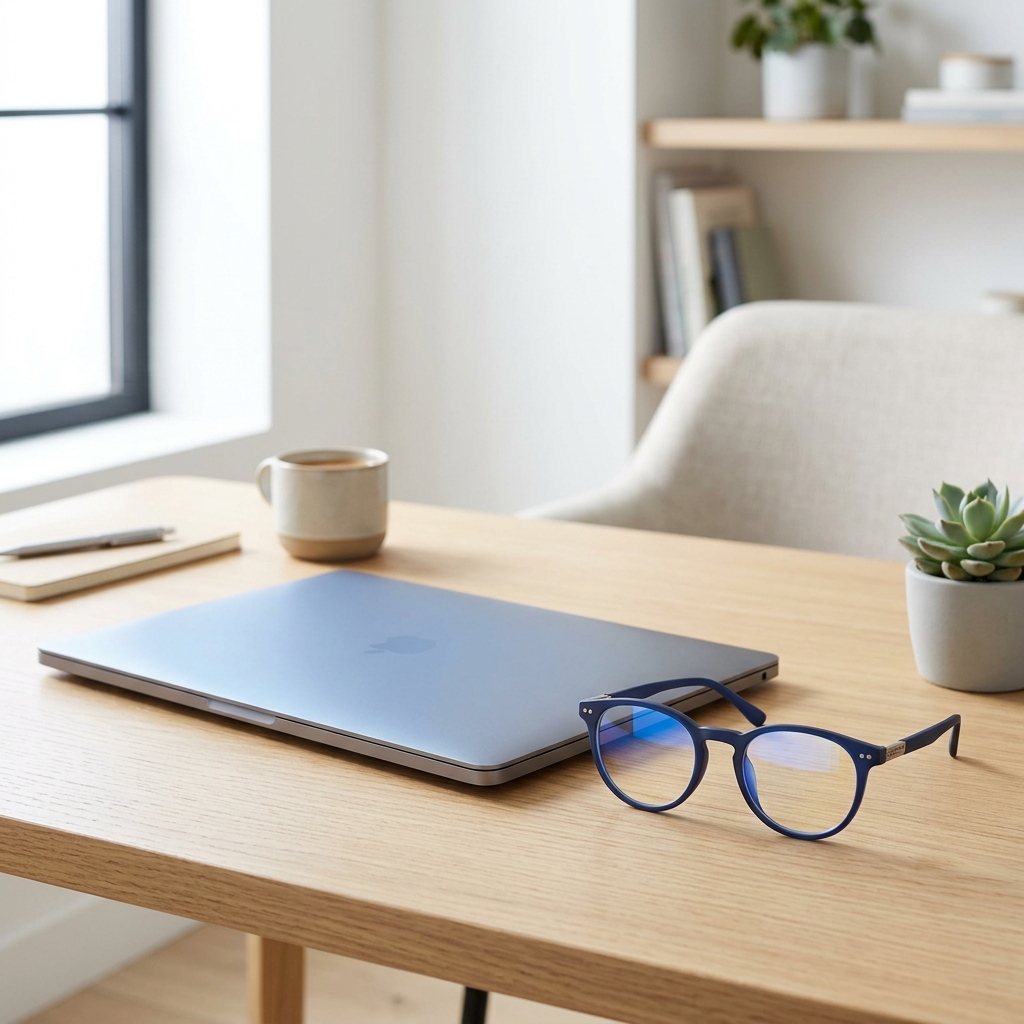 Lentes para computadora con filtro de luz azul en Óptica Manzano