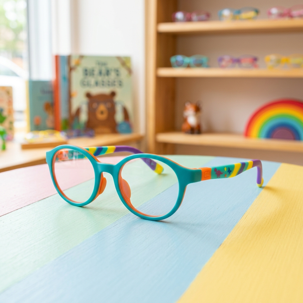 Lentes infantiles flexibles en Óptica Manzano